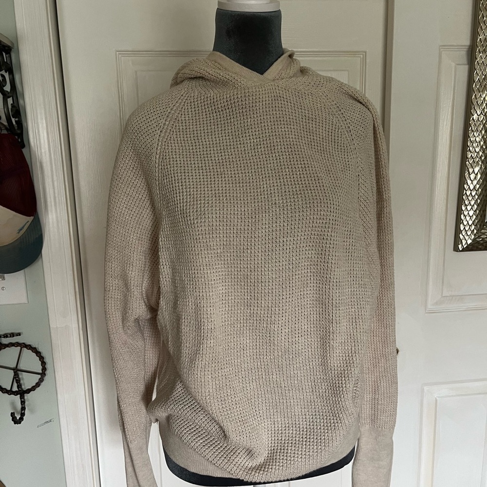 Cream Cynthia Rowley Knit hooded Sweater